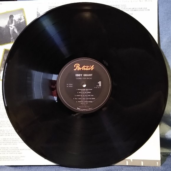 Eddy Grant Going For Broke 1984 Vinyl record - Picture 3 of 4